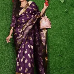 Florence Woven Design Zari Pure Silk Kanjeevaram Saree-picture-12