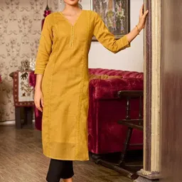 KURTIS Women Viscose Rayon Straight Kurtas-image-103