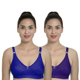 Samvar Multi Cotton Non-Wired Non Padded Minimizer Bra-picture-32