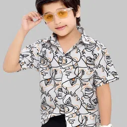 BAESD Boys Comfort Floral Opaque Printed Casual Shirt-picture-16