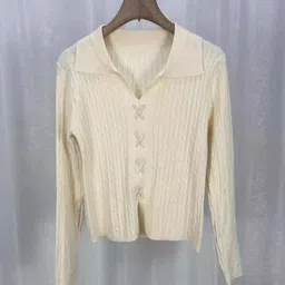 KPOP Women Self Design Shirt Style Top-image-87