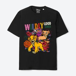 Wear Your Mind Boys Lion King Printed Pure Cotton Applique T-shirt-image-69