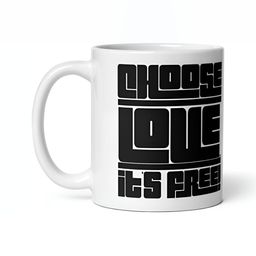 Mr UVD White & Black Typography Printed Ceramic Cup 350ml-image-98