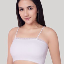 PLUMBURY Full Coverage Lightly Padded Seamless Camisole Bra image 4