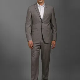 Louis Philippe Slim-Fit Single-Breasted Two-Piece Suit-picture-53
