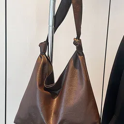 LULU & SKY Textured PU Bucket Handheld Bag with Applique-17