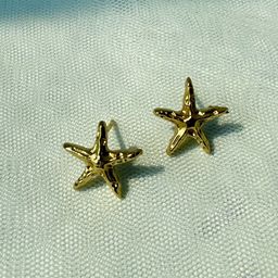 D MAK Gold-Plated Star Shaped Studs image 5