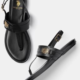 U.S. Polo Assn. Women T-Strap Flats-18