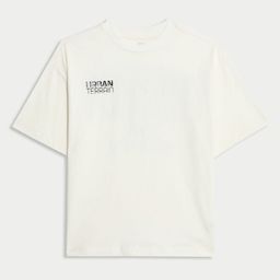 Marks & Spencer Boys Typography Round Neck Drop-Shoulder Sleeves Cotton T-shirt-picture-44