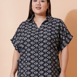 U&F Beyond Women Relaxed Floral Opaque Printed Casual Shirt-image-72