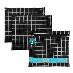 Kuber Industries Black Set of 3 Regular Multi-Utility Organisers-11