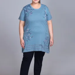 IN Love Women Printed Night suit-image-90