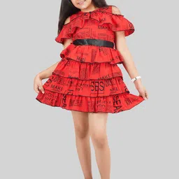 BEING NAUGHTY Tribal Print Crepe Fit & Flare Dress-picture-10