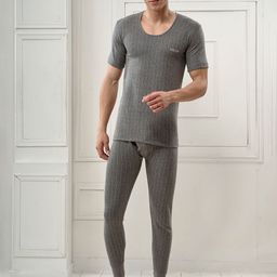 INFERNO Men Cotton Round Neck Thermal Top & Pant Set-image-57