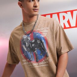 HIGHLANDER Marvel Men Deadpool Oversized Drop Shoulder Tshirt-picture-17