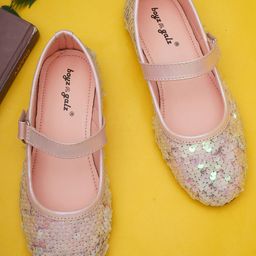 BOYZ N GALZ Girls Embellished Party Flats-image-71