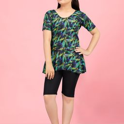 BAESD Girls Printed Swimwear With Attached Shorts-picture-26