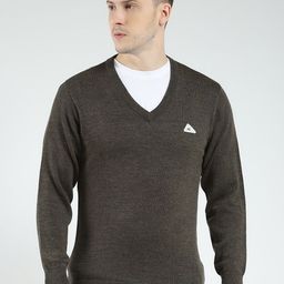 Monte Carlo Men Solid Woollen Pullover-image-39