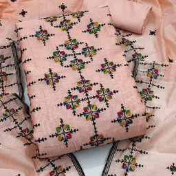 KALINI Embroidered Unstitched Dress Material-picture-43