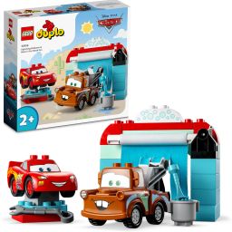 DUPLO Disney and Pixars Cars Lightning McQueen & Maters Car Wash Fun (29 Blocks)-18