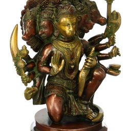Exotic India Brown Religious Idol Showpiece-image-66