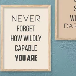 Motivational Wall Art With Frame Home Decor Wall Painting For Living Room Office Bedroom-image-71