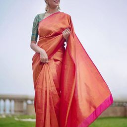 AMRUTKALA SAREES Ethnic Motifs Woven Design Zari Saree-picture-42