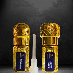 Jeval Set Of 2 Royal Whisk & Ambrosia Alcohol Free Attar - 3 ml Each-4