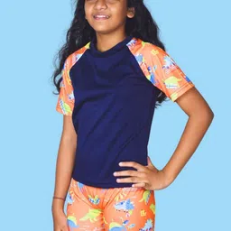 Aqua Holic Girls Printed Swim Set-image-61