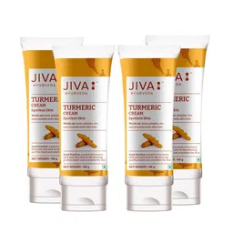 Jiva Set Of 4 Turmeric Cream For Pimples-100g Each image 1