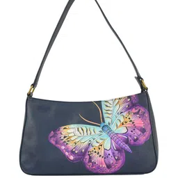 Anuschka Women Graphic Structured Leather Shoulder Bag-28