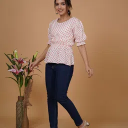 Metronaut Floral Embroidered Top-image-33