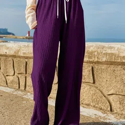 RAJOVATI Women Loose Fit Trousers-picture-24