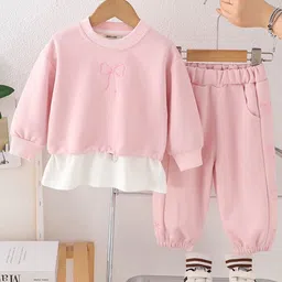 INCLUD Girls Embroidered Long Sleeves Sweatshirt With Joggers-picture-3