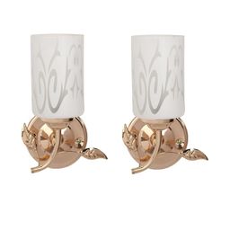 Somil Premium Designer Glass Wall / Night Lamp Elegant & Stylish Dcor Accent for Modern Interiors, color- White, Size:- 19 X 17 X 29 CM-image-69