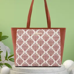 Caprese Hanna Ethnic Motifs Printed Structured Shoulder Bag-15