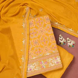 Koskii Unstitched Dress Material-picture-42