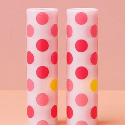 Baskety Pink & White 2 Pieces Dot Printed Anti-Slip & Water Resistant Table Mat Organisers-image-74