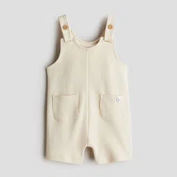 H&M Waffled Dungaree Shorts-image-40