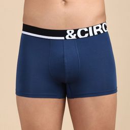 &CIRCUS Men Blue 4-Way Stretch Sleek Fit Airsoft Trunk-TRAS_1PK_MB-Midnight Blue-15