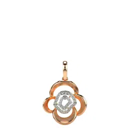 VALANOVA Women 14K Rose Gold & Certified Lab Grown Pendant 0.18ctsDiamond 1.65gm-picture-14