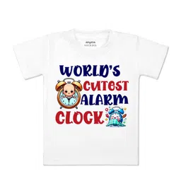 Arvesa Kids Typography Printed Round Neck T-shirt-picture-39