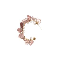 Just Lil Things Circular Half-Hoop Earring-55