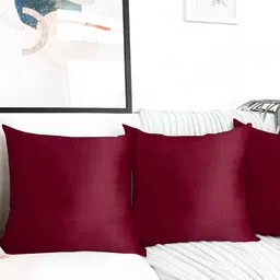 IVAZA Purple Set of 3 Checked Velvet Square Cushion Covers-image-27