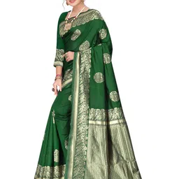 Tulip Eden Woven Design Zari  Banarasi Saree-picture-32