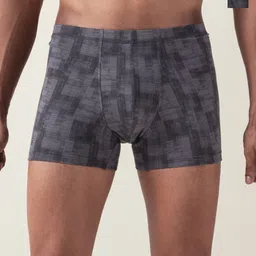 DAMENSCH Men Pack Of 2 Checked Breathability Trunks TK1075-MATGRY-22