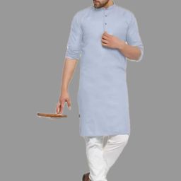 ANUJ FASHION Men Mandarin Collar Straight Kurta-picture-29