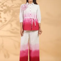 Zolo Label Tie And Dye Shirt With Trouser-image-69