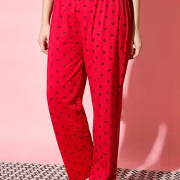 FIT N FAME Pack Of 2 Women Printed Cotton Lounge Pyjamas-picture-44
