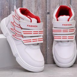 PU-PINE Kids Velcro Synthetic Leather Sneakers-image-87